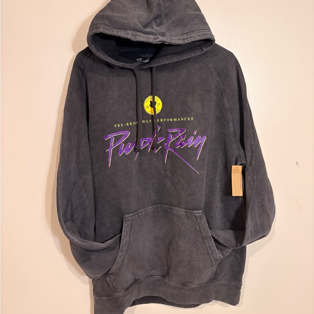 Purple Rain Gray Hoodie